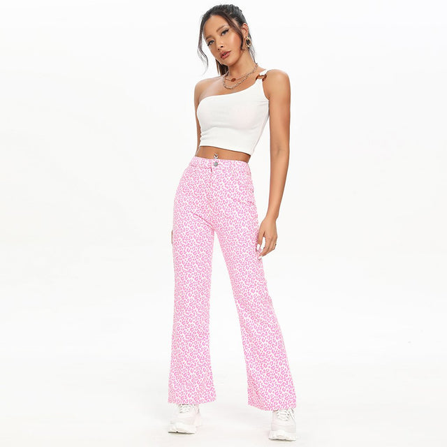 Cutie In The Wild Pink Leopard Pants