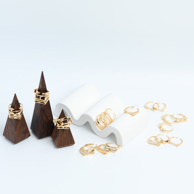 Piece by Piece Letter Ring