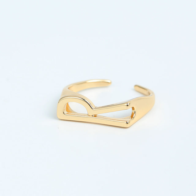 Piece by Piece Letter Ring