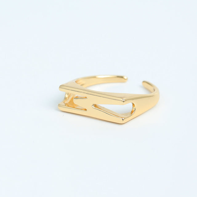 Piece by Piece Letter Ring