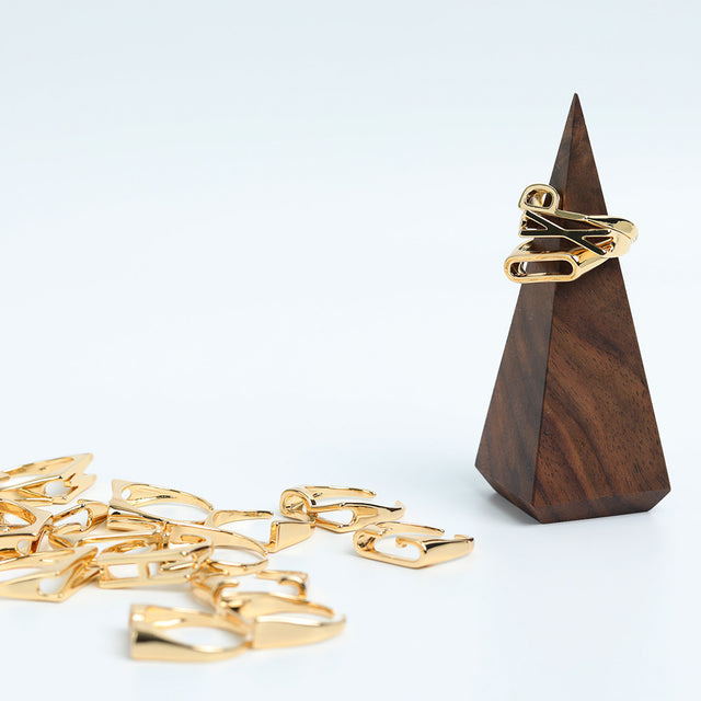 Piece by Piece Letter Ring