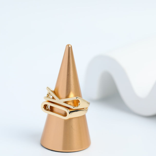Piece by Piece Letter Ring