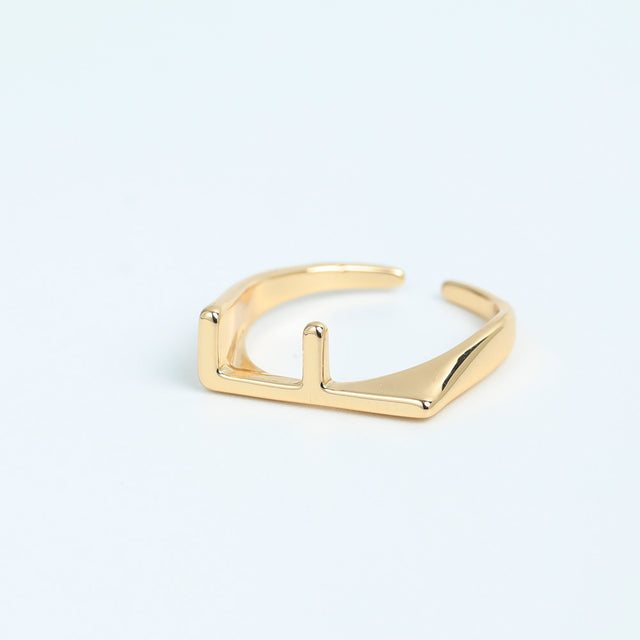 Piece by Piece Letter Ring
