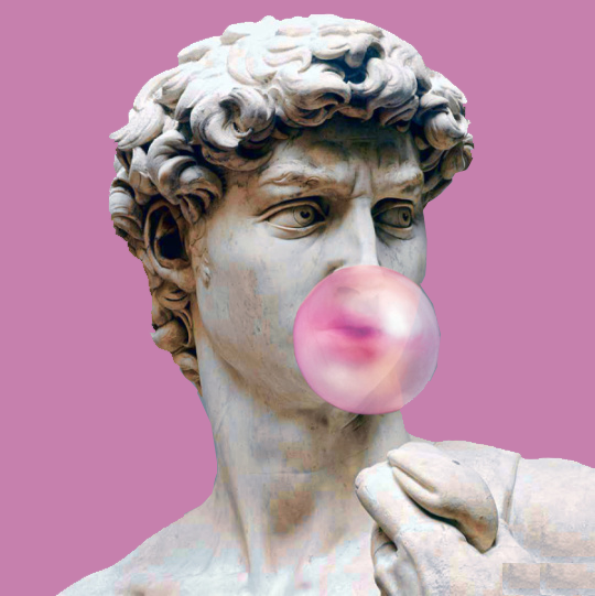 Michelangelo Bubble Gum Tee