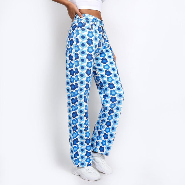 Royal Flower Child Pants