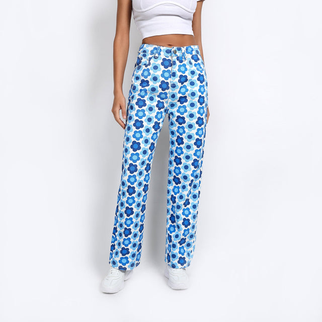Royal Flower Child Pants