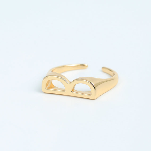 Piece by Piece Letter Ring