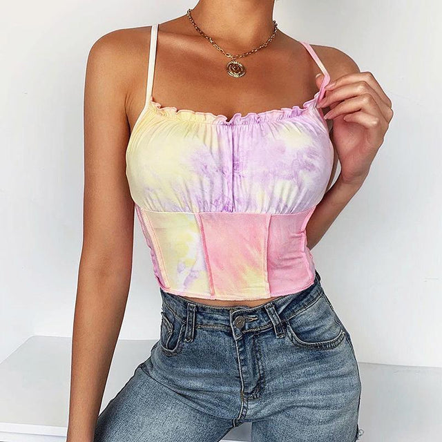 Frilly Fantasy Strappy Tank Top