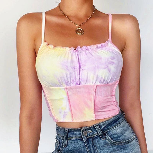 Frilly Fantasy Strappy Tank Top