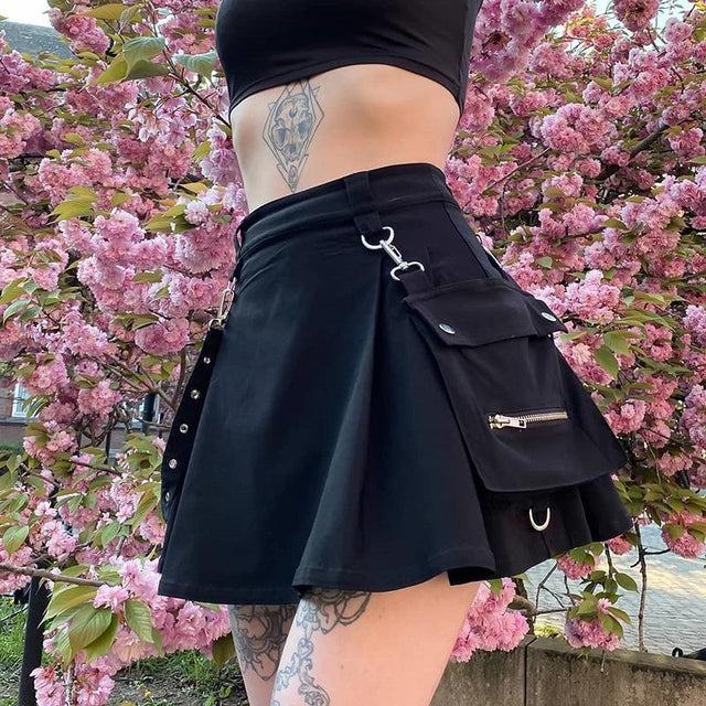 Possessive School Girl Pleated Skirt