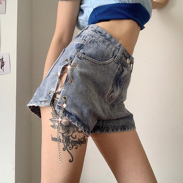 Steal Your Shine Chained Shorts