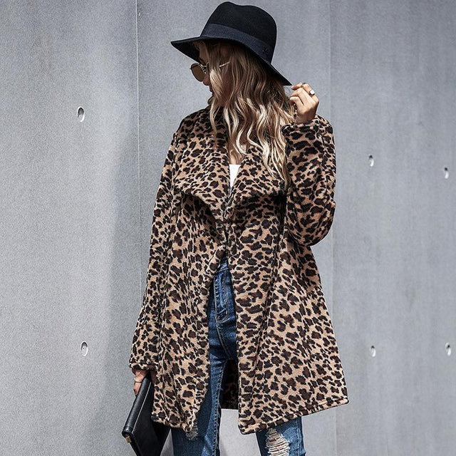 She Killin' It Leopard Coat