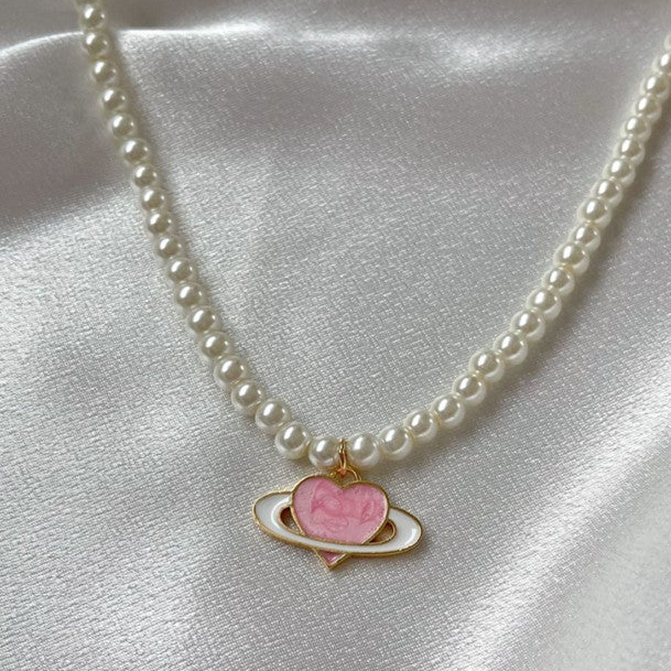 Planet Of Love Necklace