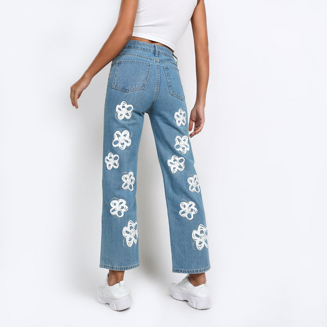 Funky Flowers Jeans