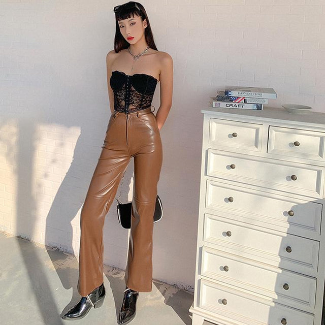 Dripped In Bliss Faux Leather Pants