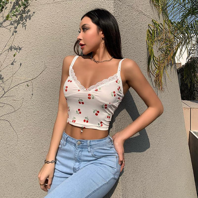 Sweet Selection Lace Crop Top