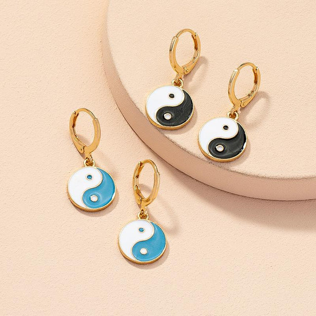 New Harmony Yin Yang Earrings