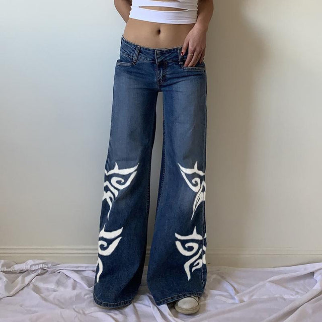 Gothic Butterfly Gleam Jeans