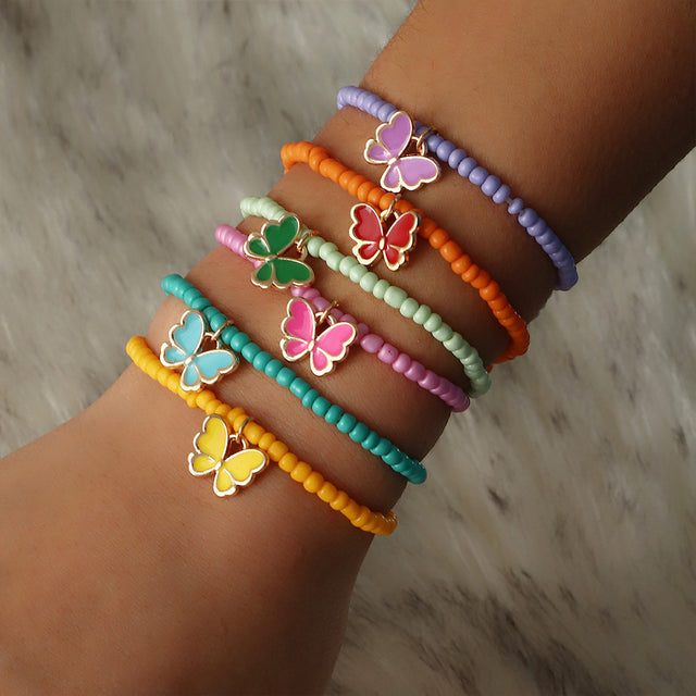Colorful Flutter Bracelet Set