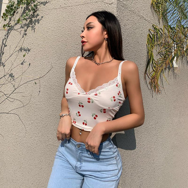 Sweet Selection Lace Crop Top