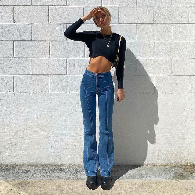 Fall In Line High Waisted Jeans