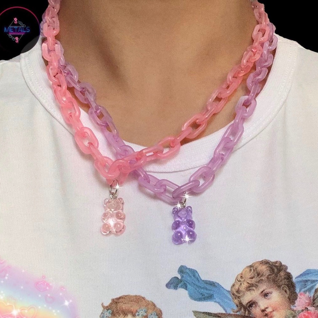 Sugar Bear Babe Chain Necklace