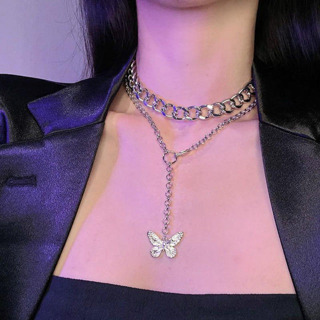 Fierce Flutter Chain Necklace