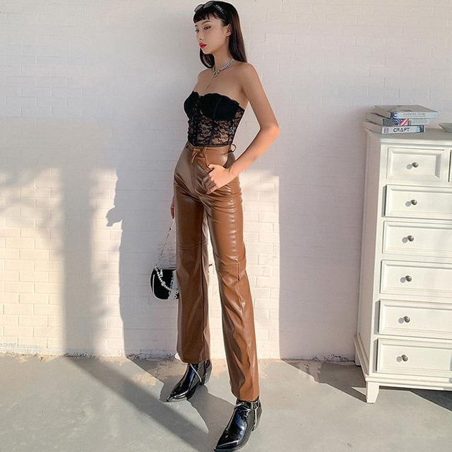 Dripped In Bliss Faux Leather Pants