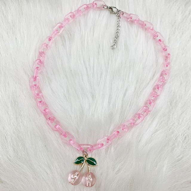 Cheeky Cherry Chain Necklace